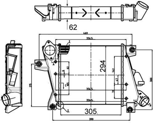 Mahle CI508000S Ladeluftkühler