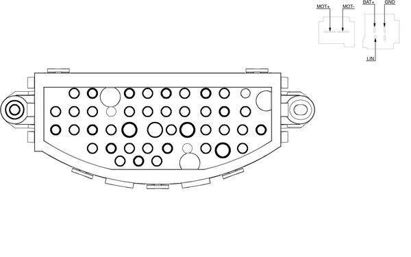 Mahle ABR22000S Regler, Innenraumgebläse
