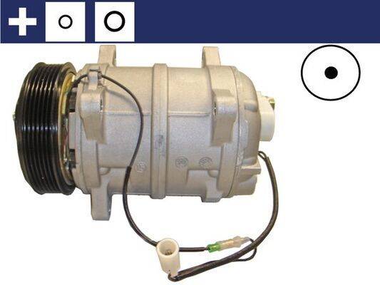 Klimakompressor 12 V Ø 122 mm MAHLE passend für u.a. VOLVO V70