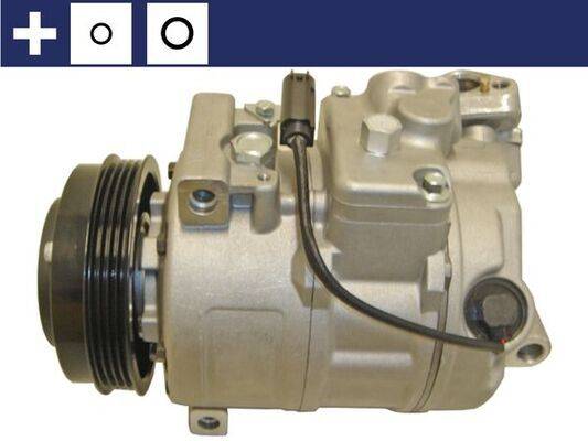 Klimakompressor 12 V Ø 110 mm MAHLE passend für u.a. BMW 7er