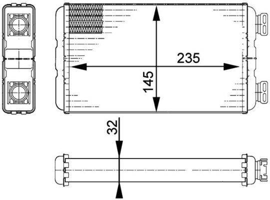 Mahle AH138000P Wärmetauscher, Innenraumheizung