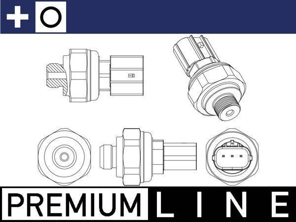 Mahle ASE10000P Druckschalter, Klimaanlage