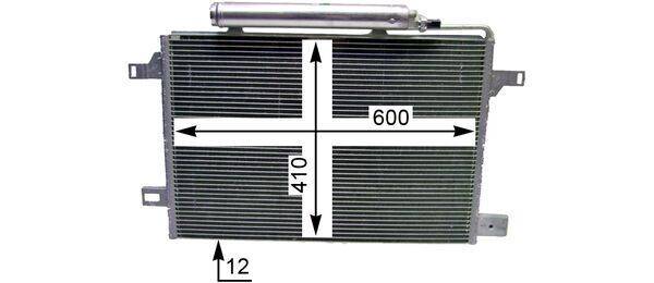 Mahle AC369000P Kondensator, Klimaanlage