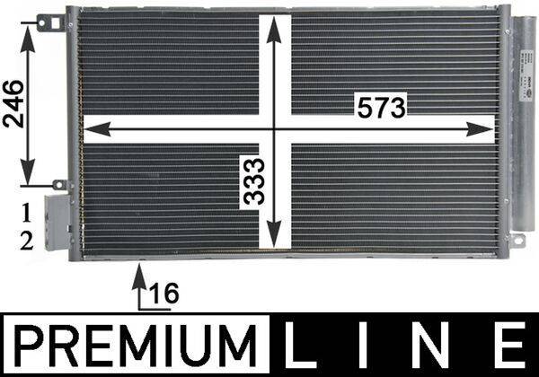 Mahle AC633000P Kondensator, Klimaanlage