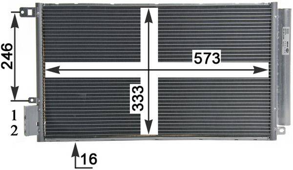 Mahle AC633000P Kondensator, Klimaanlage