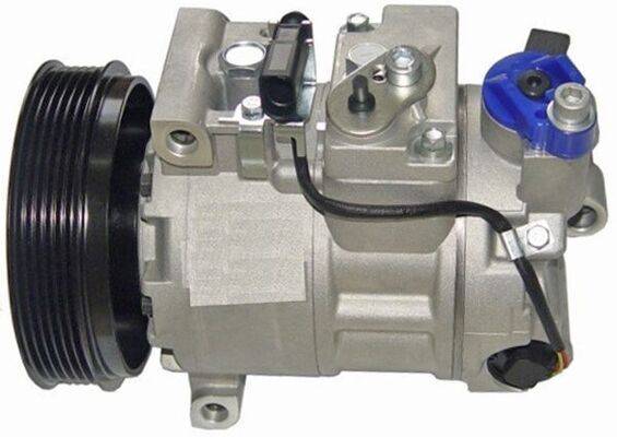 Klimakompressor 12 V Ø 125 mm MAHLE passend für u.a. AUDI A6