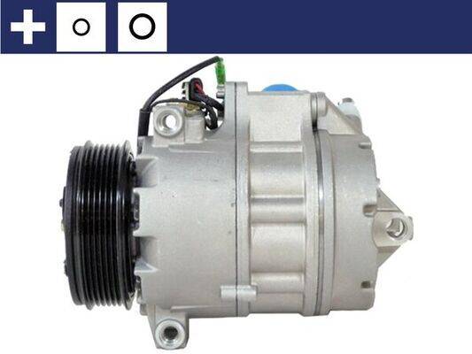 Klimakompressor Kühlmittel-Verdichtung 12 V Ø 110 mm MAHLE passend für BMW X5