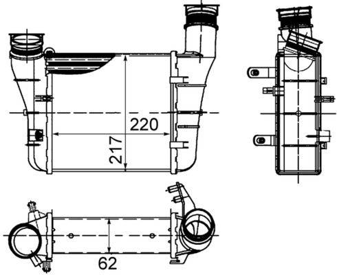 Mahle CI426000S Ladeluftkühler