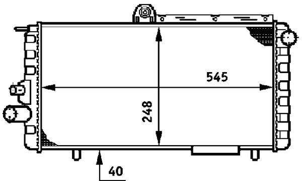 Mahle CR620000S Kühler, Motorkühlung