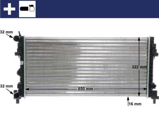 Mahle CR2081000S Kühler, Motorkühlung