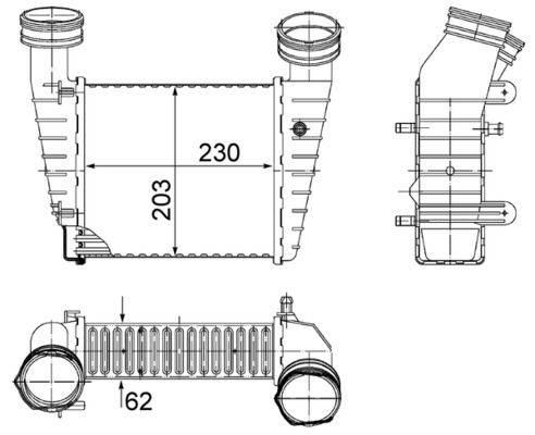 Mahle CI347000S Ladeluftkühler