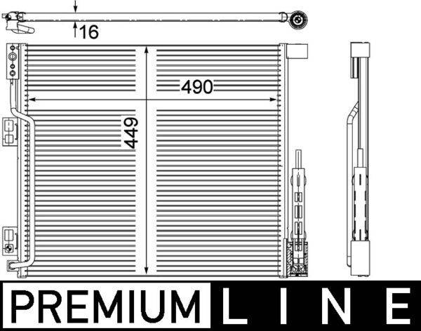 Mahle AC570000P Kondensator, Klimaanlage