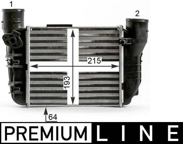Mahle CI431000P Ladeluftkühler