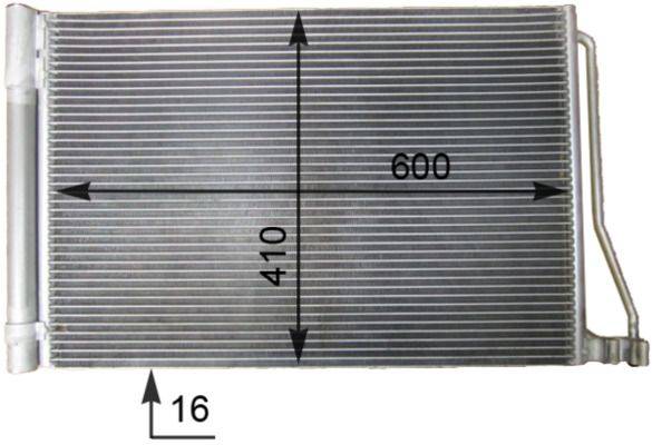 Mahle AC781000S Kondensator, Klimaanlage