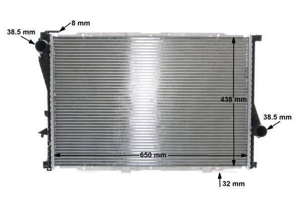 Mahle CR296000S Kühler, Motorkühlung
