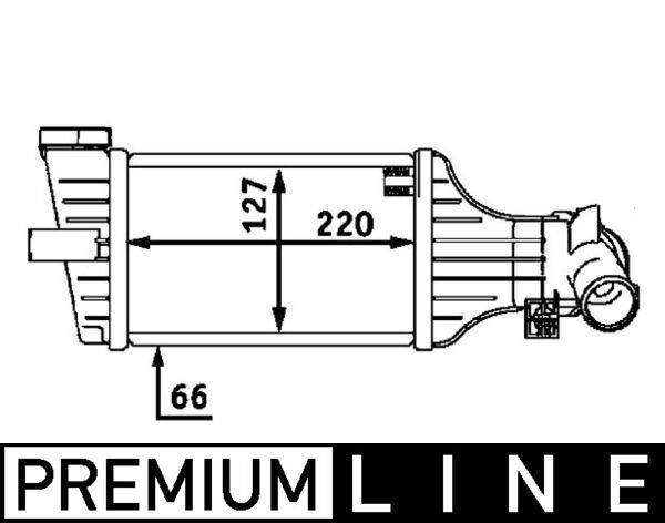 Mahle CI71000P Ladeluftkühler