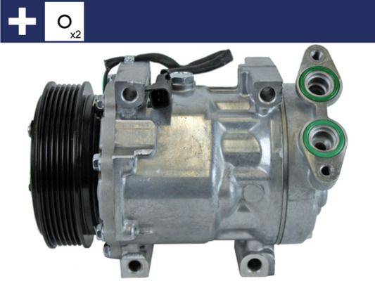Klimakompressor 12 V Ø 119 mm MAHLE passend für u.a. VOLVO C30