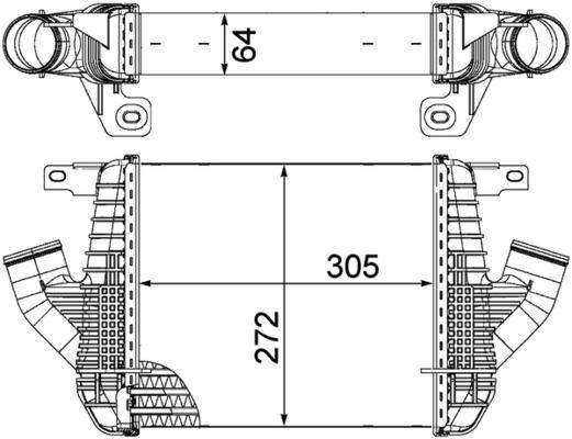 Mahle CI237000P Ladeluftkühler