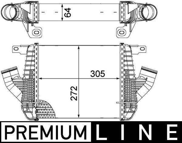Mahle CI237000P Ladeluftkühler