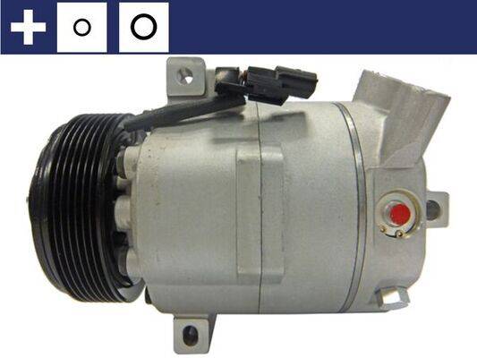 Klimakompressor 12 V Ø 115 mm MAHLE passend für u.a. OPEL MOVANO