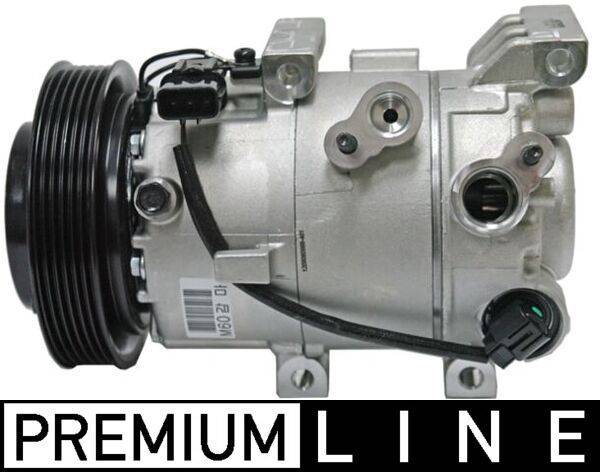 Klimakompressor 12 V Ø 125 mm MAHLE passend für u.a. HYUNDAI ix35