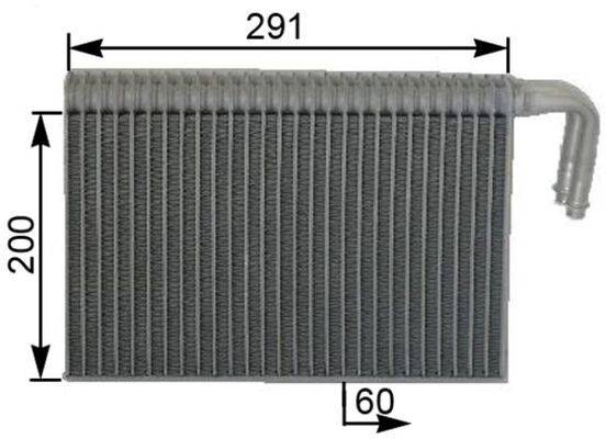 Mahle AE86000S Verdampfer, Klimaanlage