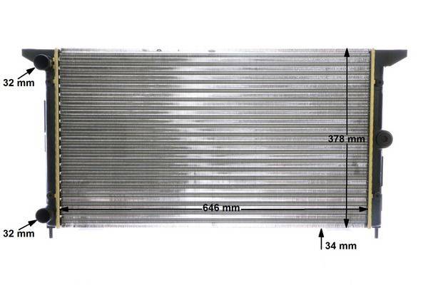 Mahle CR607000S Kühler, Motorkühlung