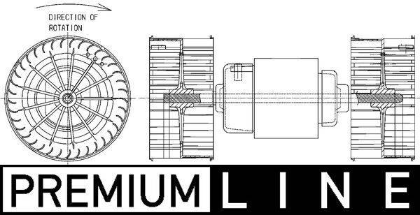 Mahle AB152000P Innenraumgebläse
