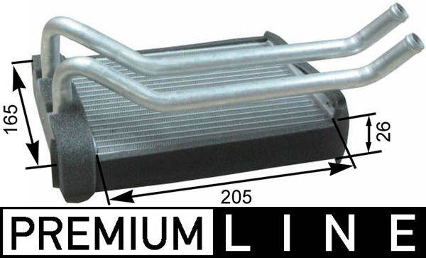 Mahle AH174000P Wärmetauscher, Innenraumheizung