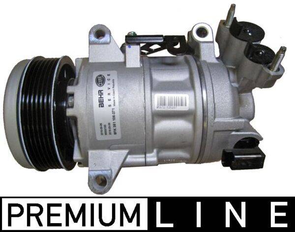 Klimakompressor 12 V Ø 110 mm MAHLE passend für u.a. CITROËN DS3