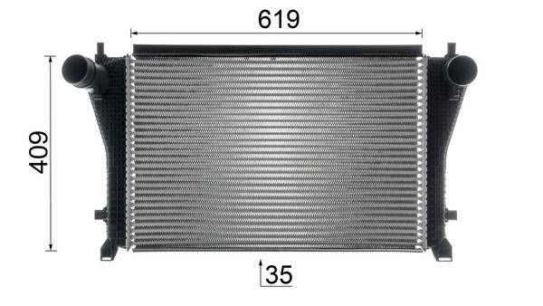 Mahle CI667000P Ladeluftkühler