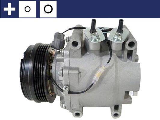 Klimakompressor 12 V Ø 110 mm MAHLE passend für u.a. HONDA JAZZ