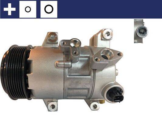 Klimakompressor 12 V Ø 110 mm MAHLE passend für u.a. TOYOTA RAV