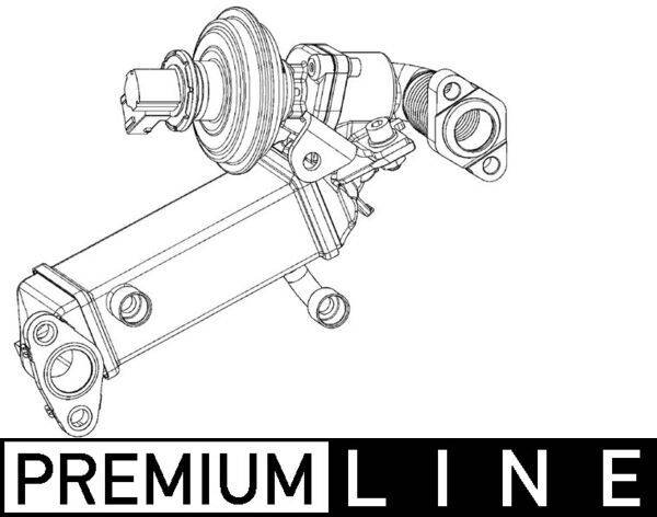 Mahle CE9000P Kühler, Abgasrückführung