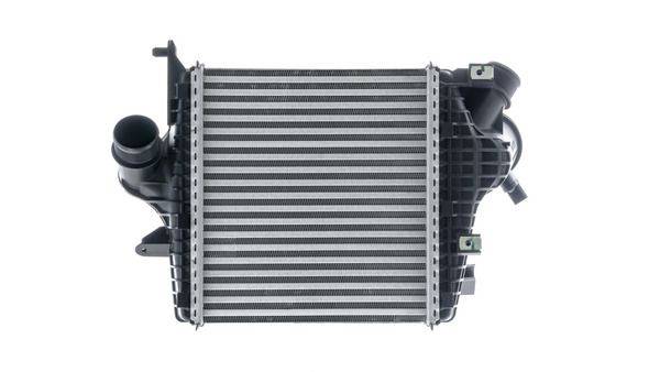 Ladeluftkühler Kühlrippen gelötet Aluminium 258 mm - 292 mm MAHLE für AUDI Q7