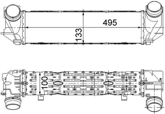 Mahle CI476000S Ladeluftkühler
