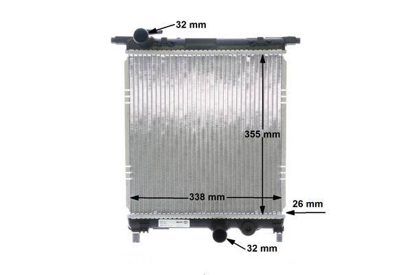 Mahle CR831000S Kühler, Motorkühlung