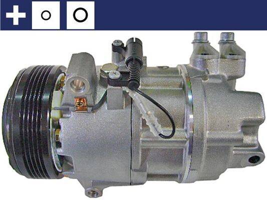 Klimakompressor 12 V Ø 110 mm MAHLE passend für u.a. BMW 3er