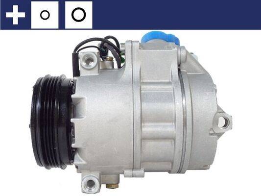 Klimakompressor Kühlmittel-Verdichtung 12 V Ø 110 mm MAHLE für u.a. BMW X5