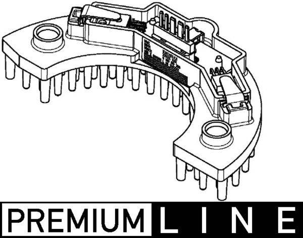 Mahle ABR58000P Regler, Innenraumgebläse