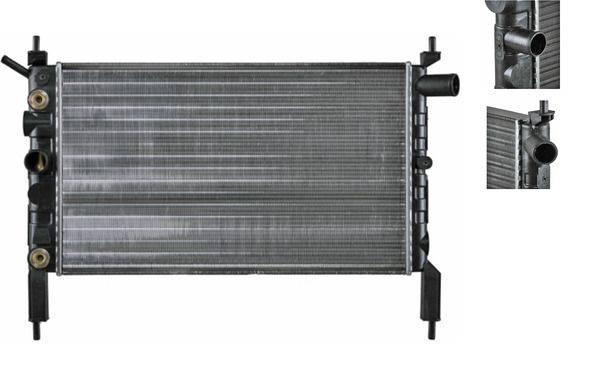 Kühler Motor Rippen mechanisch gefügt 525 mm - 320 mm MAHLE für u.a. OPEL ASTRA