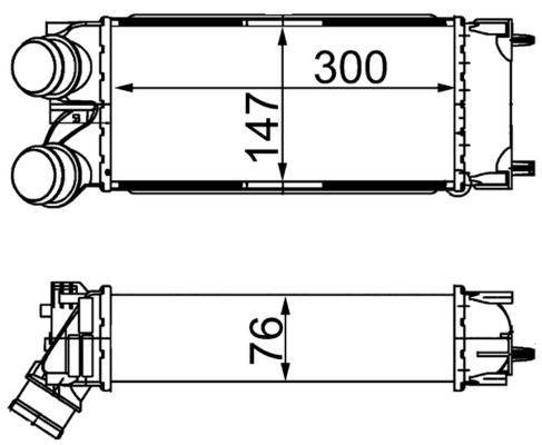 Mahle CI367000S Ladeluftkühler