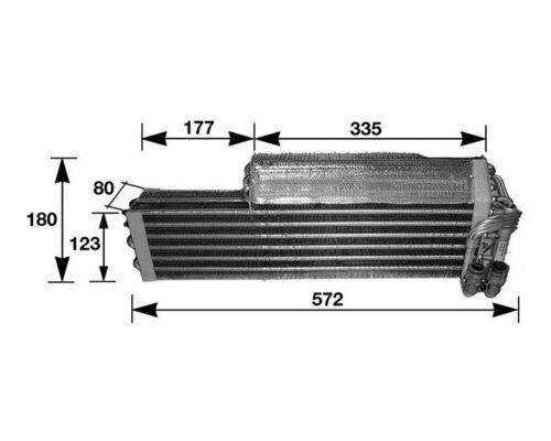 Mahle AE37000S Verdampfer, Klimaanlage