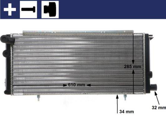 Mahle CR425000S Kühler, Motorkühlung