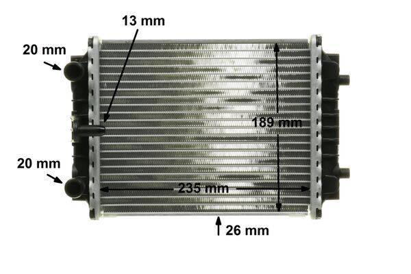 Mahle CR913000P Kühler, Motorkühlung