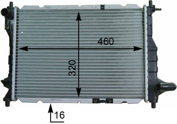Mahle CR944000S Kühler, Motorkühlung