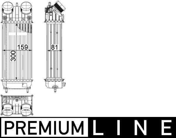 Mahle CI418000P Ladeluftkühler