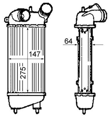 Mahle CI309000P Ladeluftkühler