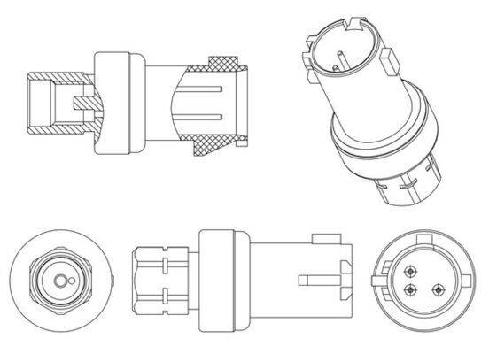 Mahle ASE6000P Druckschalter, Klimaanlage