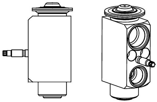 Mahle AVE74000P Expansionsventil, Klimaanlage